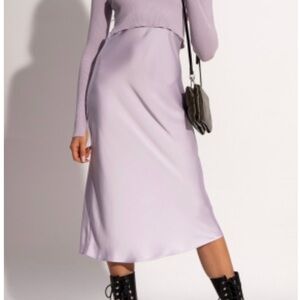 AllSaints Hera Myla Dress - Lilac, xs